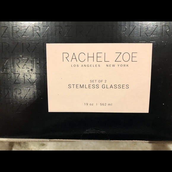 Rachel Zoe Dining Rachel Zoe Bee Charm Stemless Wine Glasses 4